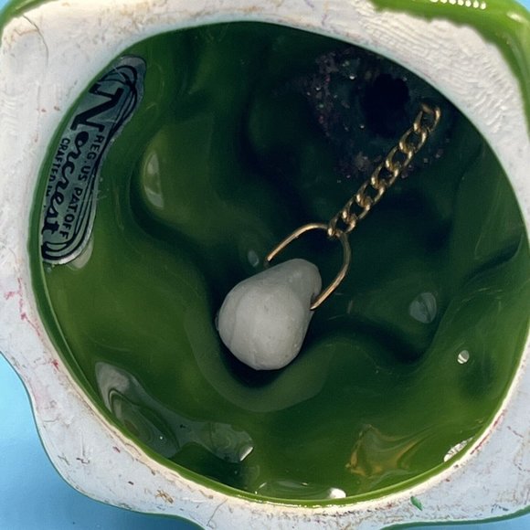 Vintage Norcrest Christmas Tree Bell Ornament  4” Ceramic Crafted In Japan - Picture 4 of 7